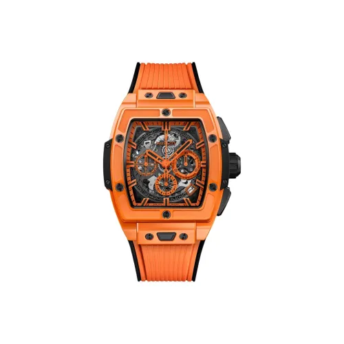 HUBLOT BIG BANG Soul Автоматический Механический Часы Мужские 42 мм Серый Циферблат Керамические Оправа Часов Резиновый Ремешок