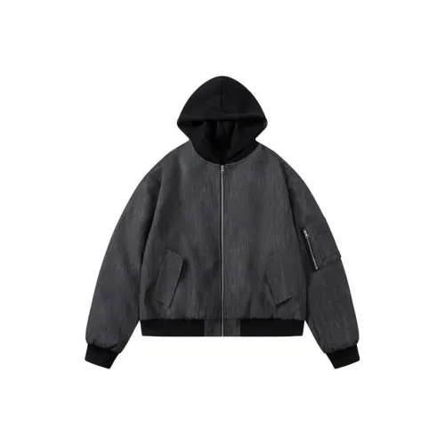 EYEUNDERSTAND Темно-серый унисекс куртки