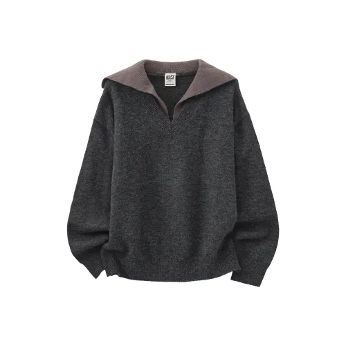 HELIPORT Темно-серый унисекс свитеры