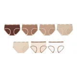 [7 шт LS8280] Белый + Телесный Розовый + Кожа Белый + Абрикос + Верблюжий Цвет + Средний Кофейный + Темный Кофейный