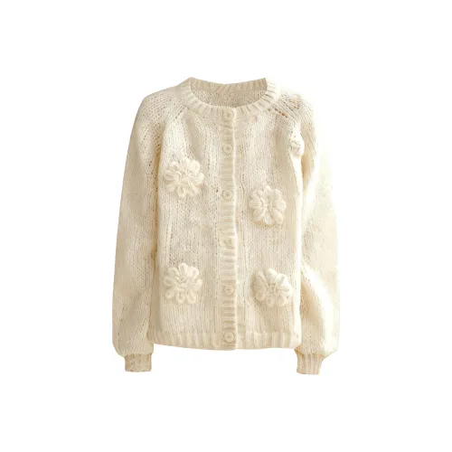 GEZITAI Кремовый Белый Женский Трикотаж