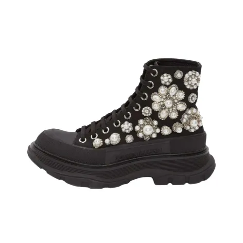 Alexander McQueen Ботильоны Женские Черные