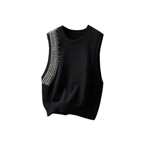 Cypress House Черные Женские Жилеты