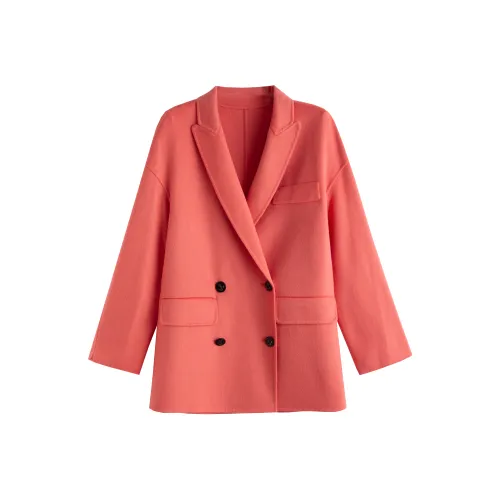 Tonlion Оранжевый Розовый Женское Пальто