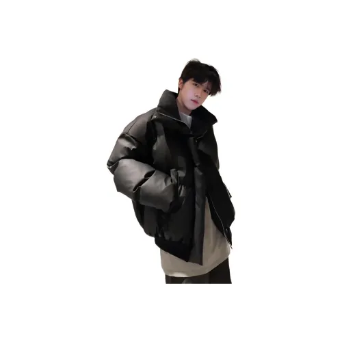 PODGORNOI Черный мужской пуховик