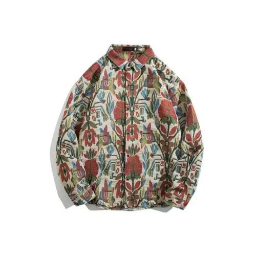 PLQV Абрикос Мужские Рубашки