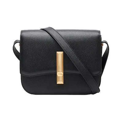 PECO Сумка через плечо из коровьей кожи среднего размера женская черная серая красная