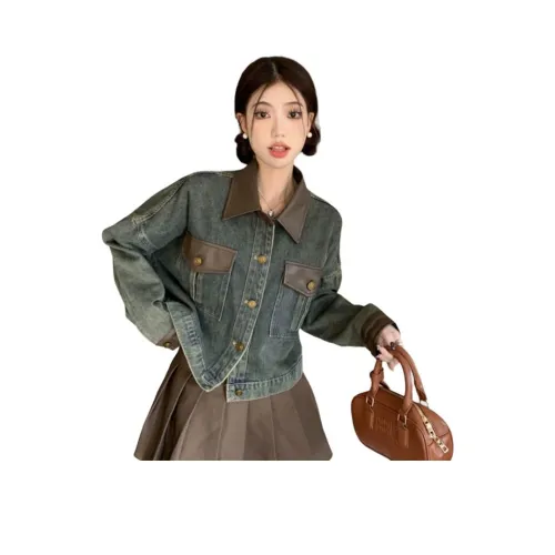 PZHK Изображение Цвет Женские Джинсовые Куртки