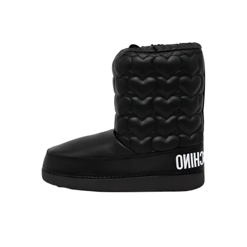 LOVE MOSCHINO Короткие сноубутсы женские черные