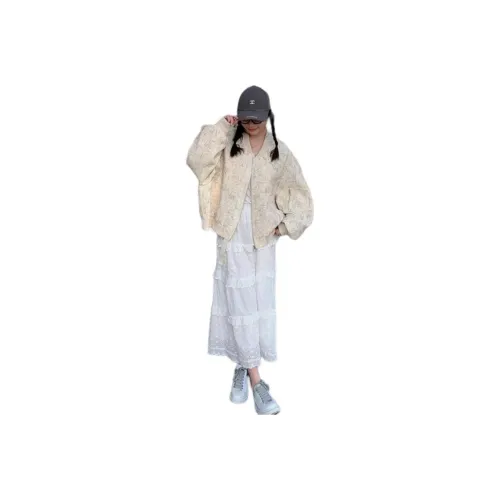 SIXUSICHOU Cropped Coat Women's