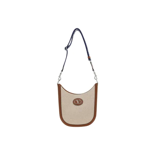 Valentino Canvas Bag Shoulder Bag Medium Women's Khaki Валентино Холст Сумка Плечевая Сумка Средняя Женская Хаки