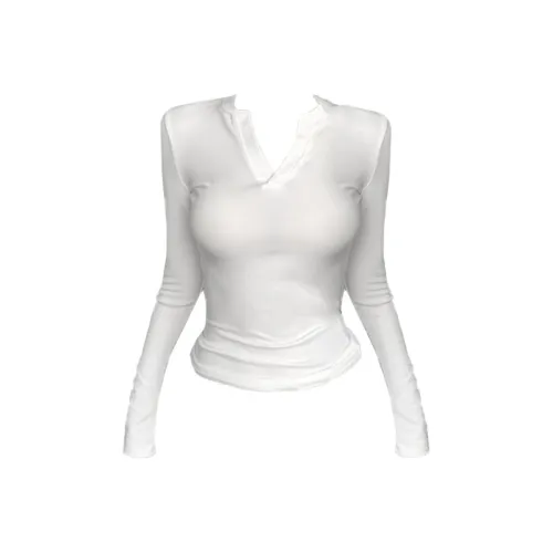 Puppytown Белый Женские T-рубашки