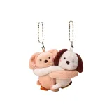 Маленький Желтый Щенок Белый Щенок [Обнимающие 1 Пара]