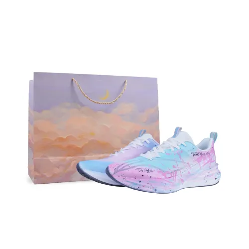 Подкладка Red Hare 8PRO Амортизаторы Shock Abrasion Resistant Slip Resistant Низкий Топ Беговые кроссовки Мужские Несовпадающие Синий Розовый