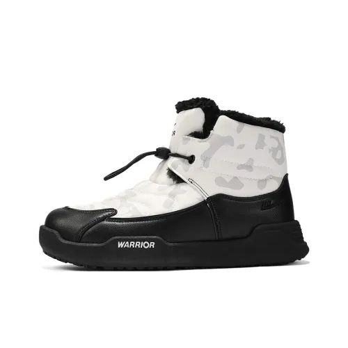 Warrior Термический Устойчивый к истиранию Увеличивающий высоту Короткий Сноубутсы Мужской Белый Черный