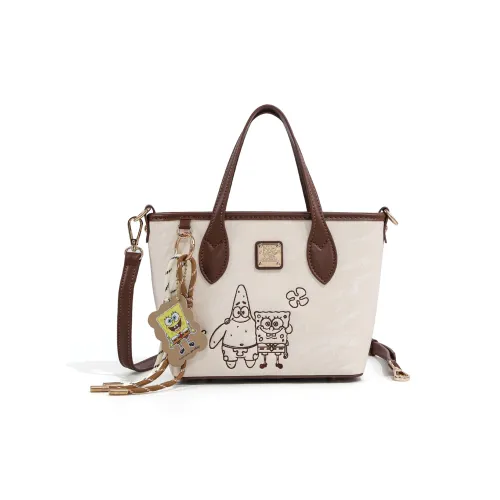 SPONGEBOB SQUAREPANTS ПУ (полиуретан) Сумка Стандартная Женская Коричневая