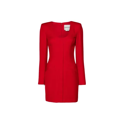 ROLAND MOURET Длинное платье с длинными рукавами женское