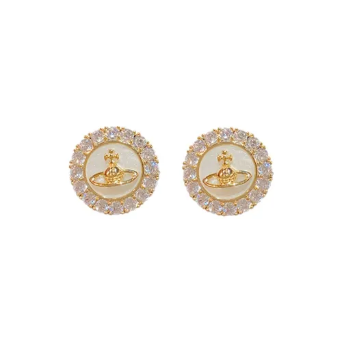 BONAS Copper Stud Earrings Women's BONAS Медные серьги-гвоздики женские