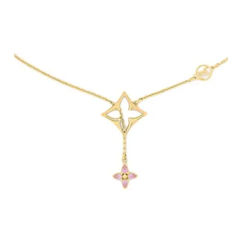 LOUIS VUITTON Металлические ожерелья Женские Золото