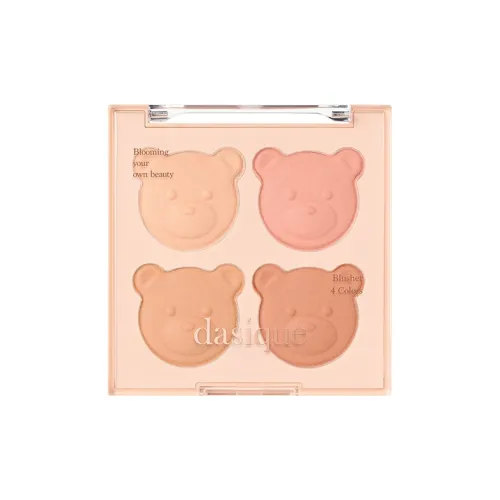 Dasique Bear Series Four Цвет Румяна Пластина Контуринг Легко Смесь Естественный Порелесс