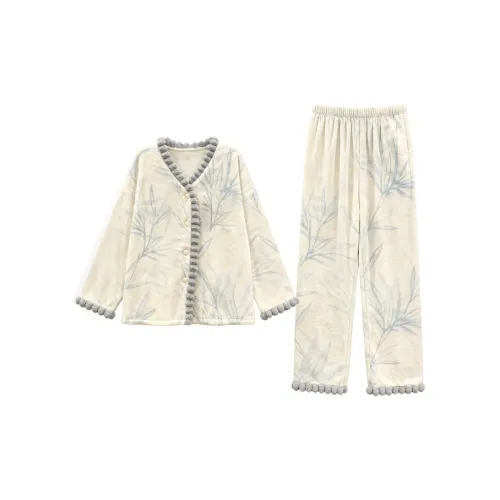 MEIJIAO Синий [Комплекты одежды] Женские Пижамные комплекты