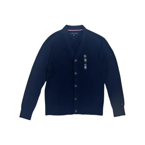 Tommy Hilfiger Темно-синий Синий Мужской Трикотаж