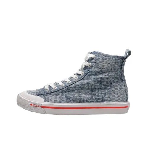 Atmos x DIESEL S Athos MID Легкий Высокий Топ Скейтборд Кроссовки Мужские Синие