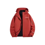 Розово-красная легкая ветровка