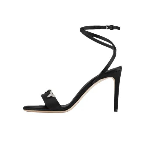 LOUIS VUITTON Gala One Ремень Сандалии 9 см Женские Черные