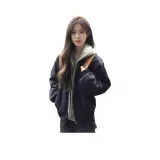 Темно-синий, утеплённый