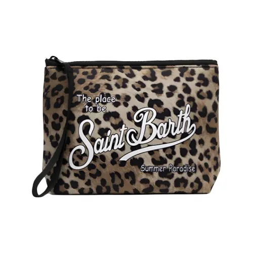 MC2 SAINT BARTHELEMY Neoprene Clutch Унисекс с леопардовым принтом