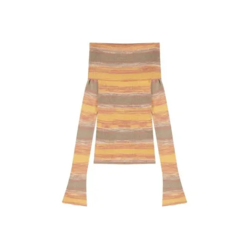 VKXOW Желтый Женский Трикотаж