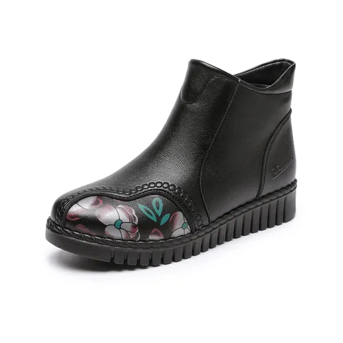 Warrior Флис с подкладкой Зимняя Утепленная обувь Термическая Устойчивая к истиранию Водонепроницаемая Противоскользящая Снеговая обувь Женская