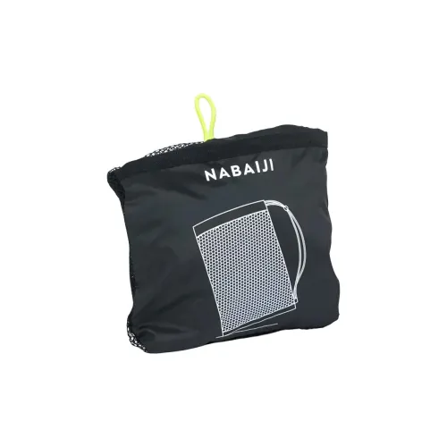 DECATHLON Полиэстер Плавательная Сумка Женская Дымчатый Черный Неоново-Желтый