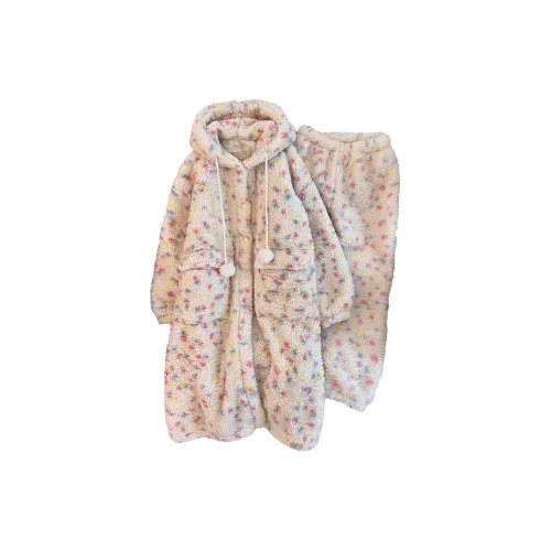 ЮЙЧЖАОЛИНЬ Sleep Халат Осенний и Зимний Женский