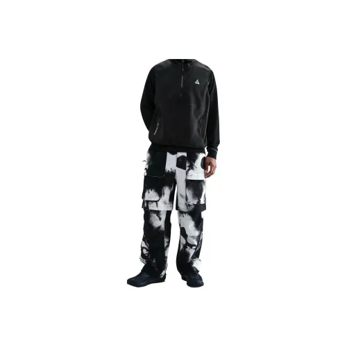 nike ACG Угольный серый черный белый верх мужские карго-брюки