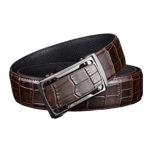 SEPTWOLVES Коровья кожа Автоматическая застежка Мужской Ширина 3,5 см