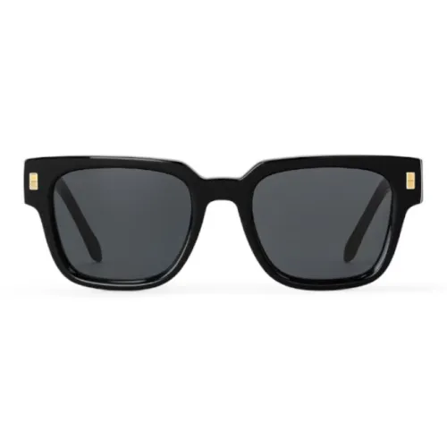 LOUIS VUITTON Пластина Солнцезащитные очки Мужской Черный