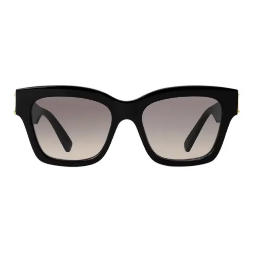 LOUIS VUITTON Ацетат Нерегулярная форма Солнцезащитные очки Женские Черный