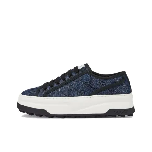 GUCCI Низкие кроссовки для скейтбординга женские синие