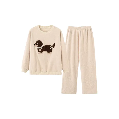FOSS PHIL XNR4531 Пара Кружево Щенок Женские Женские Пижамные комплекты