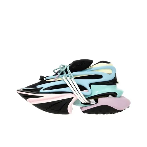 BALMAIN Unicorn Низкий Топ Повседневная Обувь Мужская Многоцветная