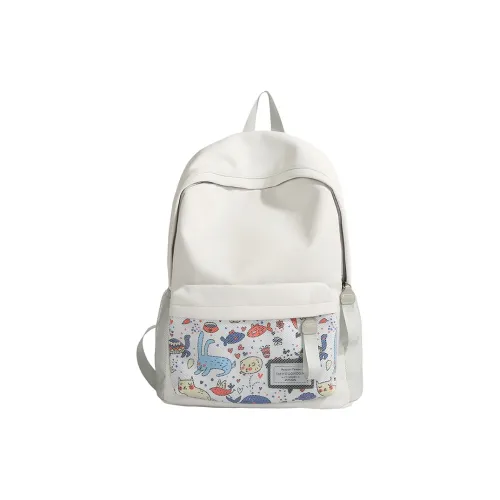 Miss Angel Нейлоновый Рюкзак Стандартный Унисекс Light Серый Небесный Синий