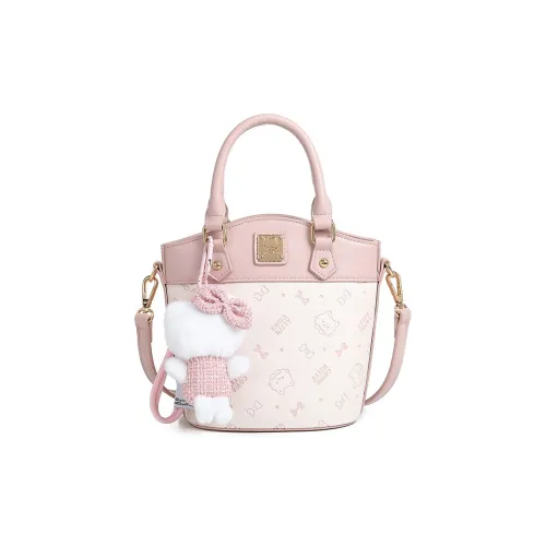 MARKANGARO ПУ (полиуретан) Через плечо Портативный Обычный Женский Персиково-розовый