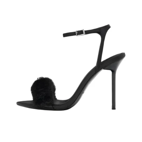 ZARA One Ремень Сандалии 10,5 см Женские Черный