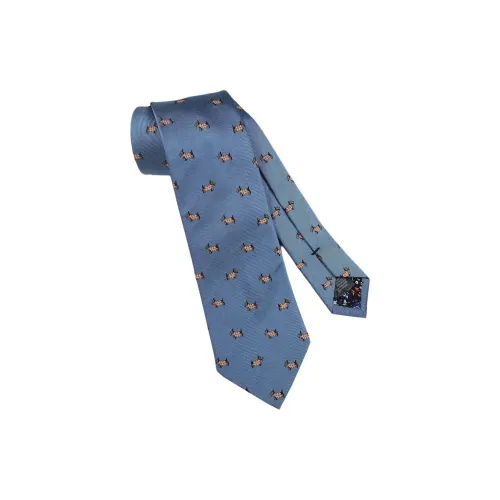 Paul Smith Шелковые галстуки унисекс небесно-голубой оранжевый