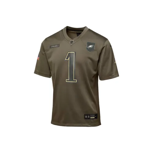 nike x NFL T-рубашка Jalen Hurts Philadelphia Eagles Salute To Service Детская