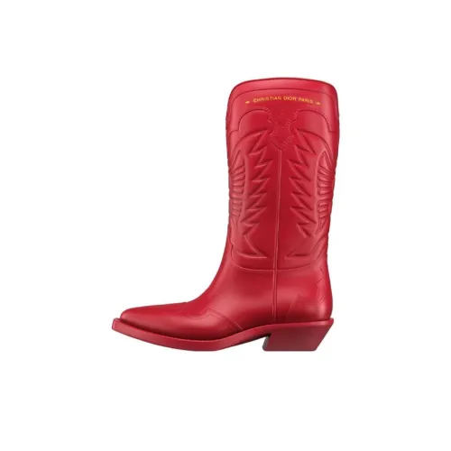 DIOR Ботильоны 4,5 см Женские Красные