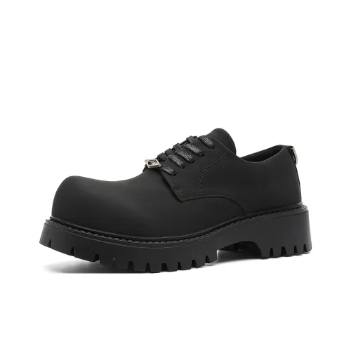 ZHENRAN Модный Chunky Derby Обувь Повседневные кожаные туфли Мужской