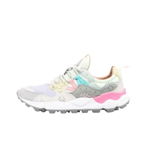 FLOWER MOUNTAIN Yamano 3 Низкий Топ Повседневная Обувь Женская Серый Розовый Белый